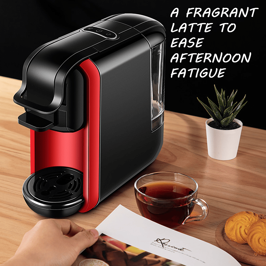 PSAC514K Multifunction Capsule Coffee Machine 4in1 Hot / cold coffee Kcup Capsule Nes Capsule DG capsule coffee powder - TJD COFFEE AND TEA