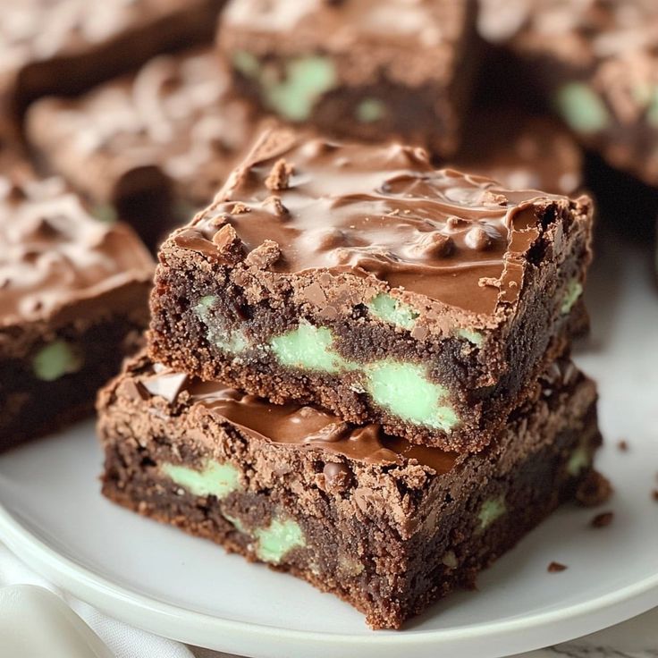 Chocolate Mint Brownies - TJD COFFEE AND TEA