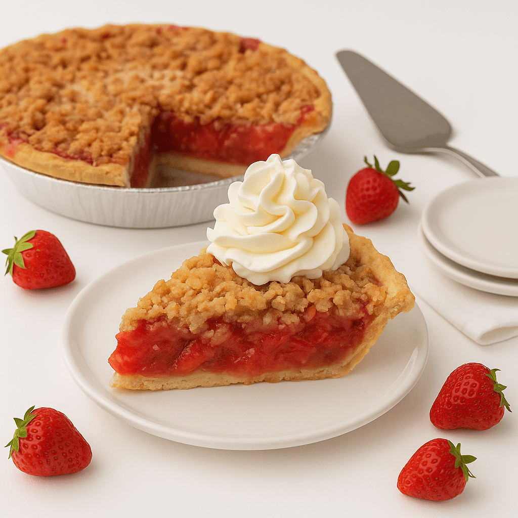 Strawberry Rhubarb Pie - TJD COFFEE AND TEA