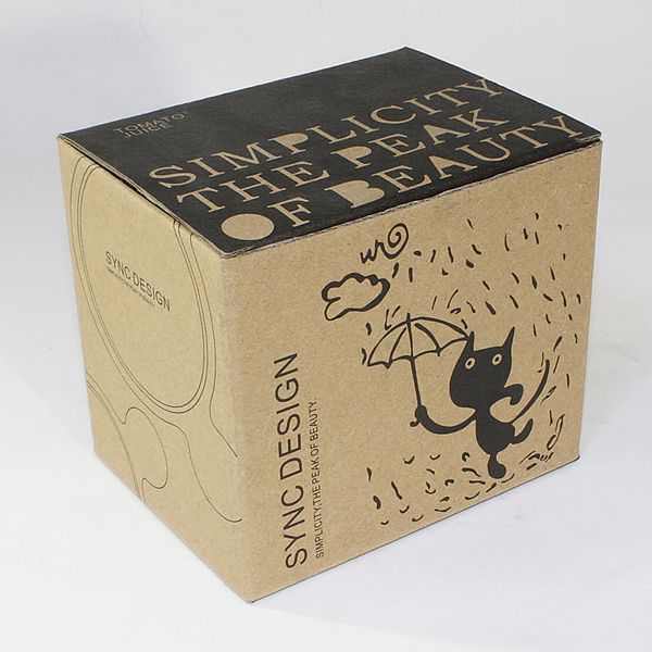 SYNC - [Kitty Rain] Coffee Mug / Wood Lid (4.2 inch height) - TJD COFFEE AND TEA