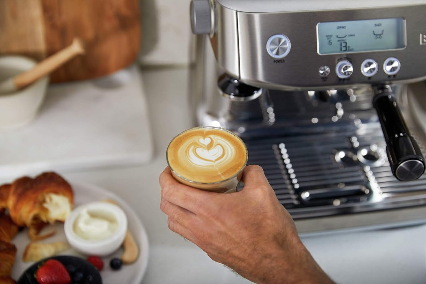 THE BREVILLE BARISTA PRO ESPRESSO MACHINE - TJD COFFEE AND TEA