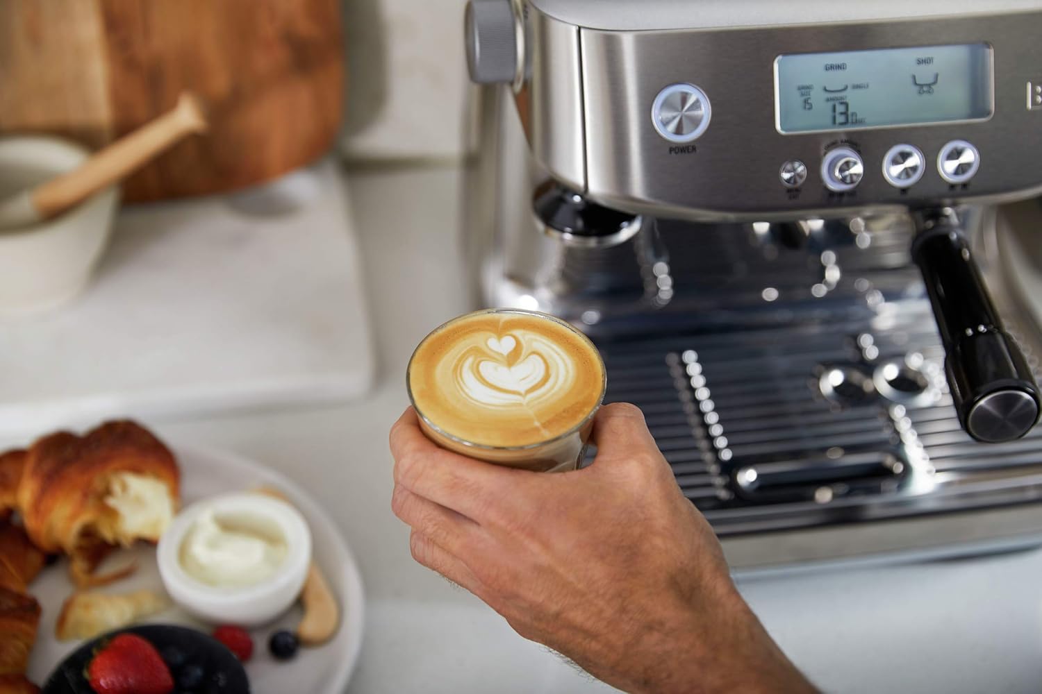 THE BREVILLE BARISTA PRO ESPRESSO MACHINE - TJD COFFEE AND TEA