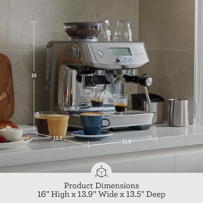 THE BREVILLE BARISTA PRO ESPRESSO MACHINE - TJD COFFEE AND TEA